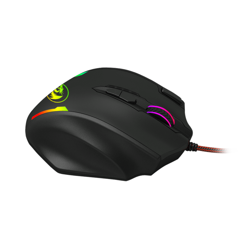 REDRAGON IMPACT 12400DPI MMO Gaming Mouse - Black - Image 7