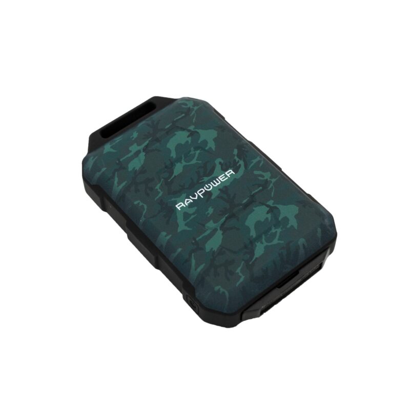 RAVPOWER 10050mAh 2x USB|IP66|Waterproof Power Bank Camouflage