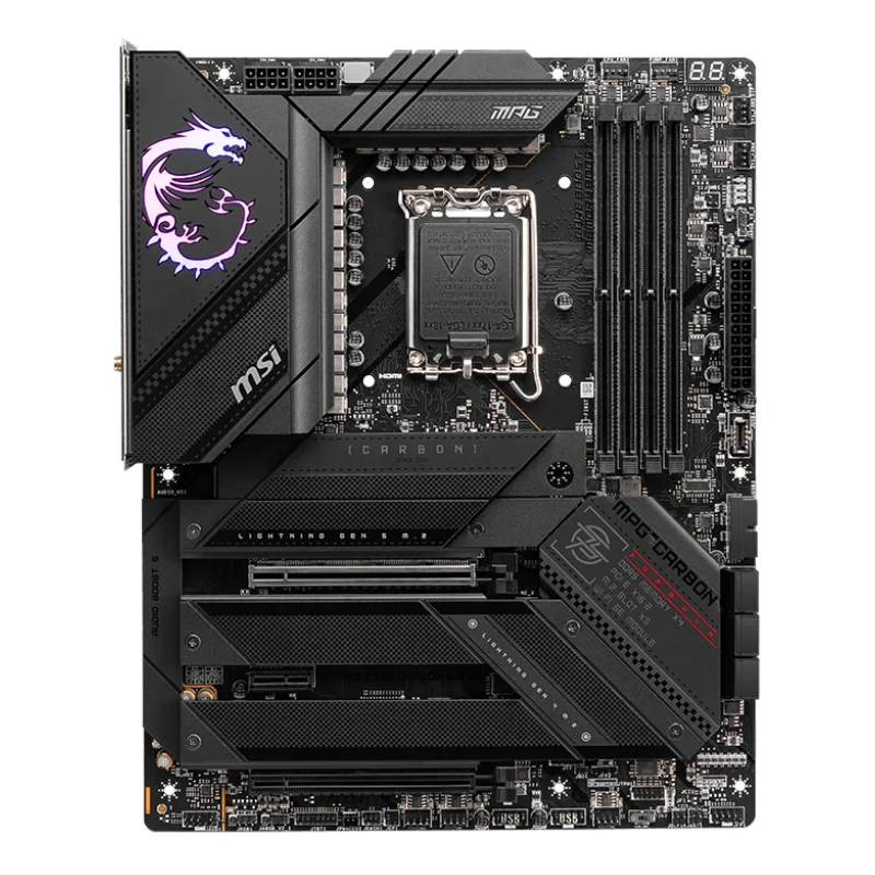 MSI MPG Z790 CARBON WIFI DDR5 LGA1700 ATX Gaming Motherboard - Image 2