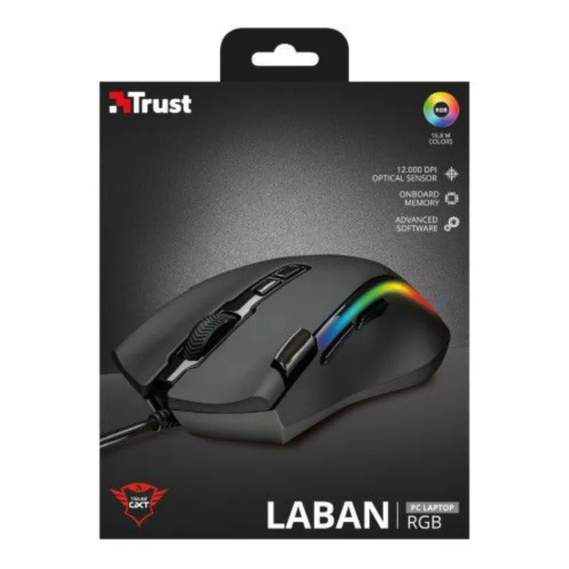Trust GXT 188 Laban RGB Mouse (PC) - Image 4