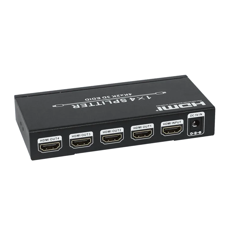 HDCVT 1x4 HDMI 1.4 Splitter supports HDCP1.4 and EDID