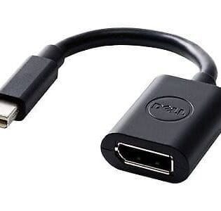 Dell Male Mini DisplayPort to Female DisplayPort Adapter