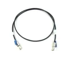 HP 2M SFF-8088 to SFF- 8088 External Mini SAS Cable, Black
