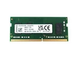 4GB Kingston, DDR4-3200Mhz, PC4-25600, CL22, 1.2V, SODIMM, Laptop Memory Module