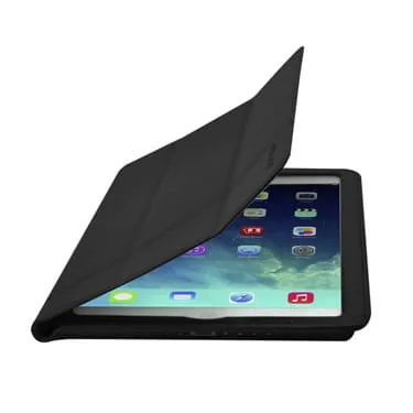 Cirago iPad Air  Leather  Slim-Fit  3-Fold Grame  Suede Lining Black