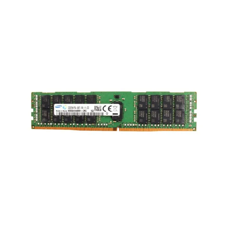 32GB SAMSUNG 2400MHZ, PC4-19200, CL17 ECC REGISTERED DUAL RANK X4 1.2V, DDR-4 SDRAM 288-PIN DIMM, MEMORY MODULE (SERVERS MEMORY)