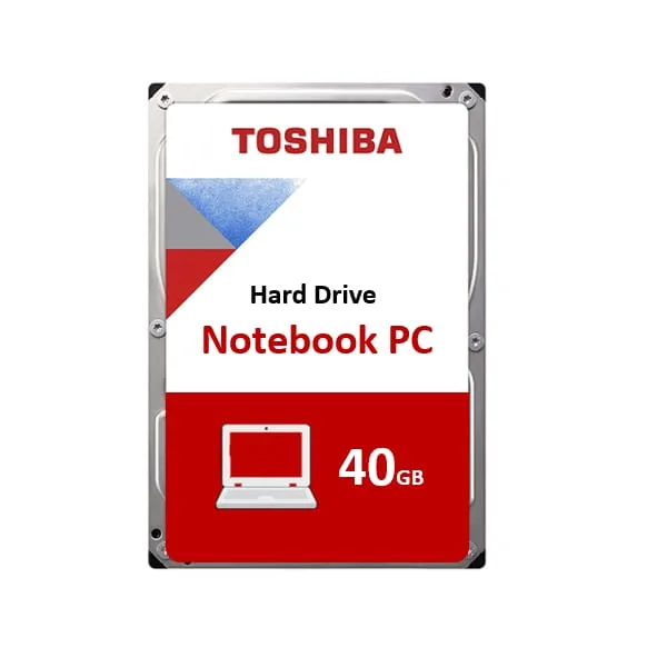 40GB Toshiba 2.5" SATA-1.5Gb/s 5400rpm 8MB Notebook HD