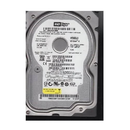80GB WD Caviar, SATA, 3.0GB/s, 3.5”, 7200RPM, 8MB Cache, Desktop HDD