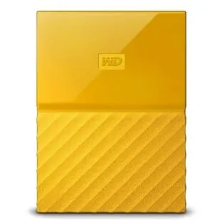 2TB WD My Passport 2.5" USB 3.0 Portable Hard Drive, Yellow, Retail Box