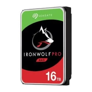 16TB Seagate IronWolf Pro, SATA, 6Gb/s, 3.5", 7200RPM, 256MB Cache, Enterprise NAS HDD