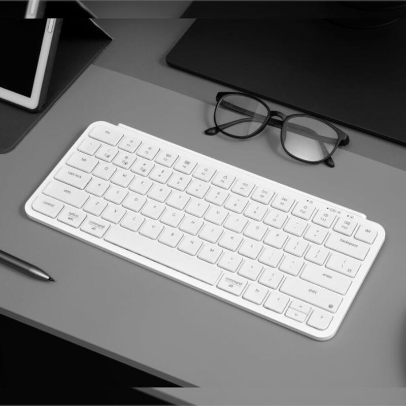 Keychron B1 Pro Ultra-Slim 75% Wireless Keyboard - Ivory White - Image 4