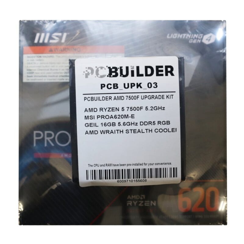 PCBuilder AMD Ryzen 5 7500F LEVEL UP Core Upgrade Kit - Image 6