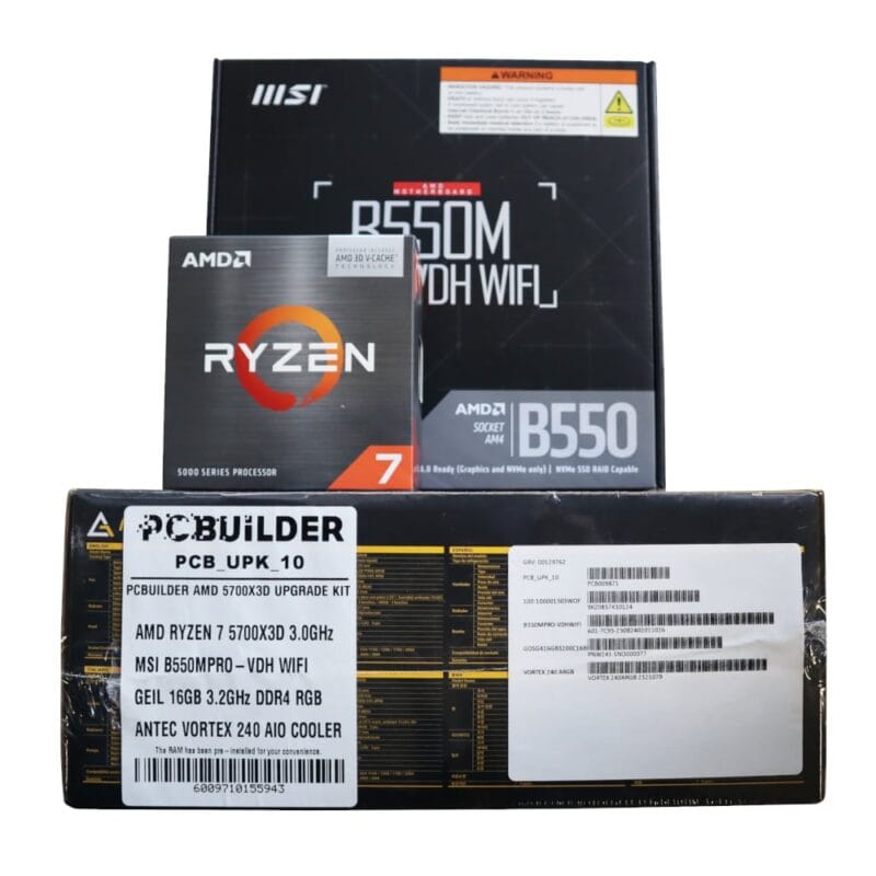 PCBuilder AMD Ryzen 7 5700X3D LEVEL UP Prime Upgrade Kit - Image 7