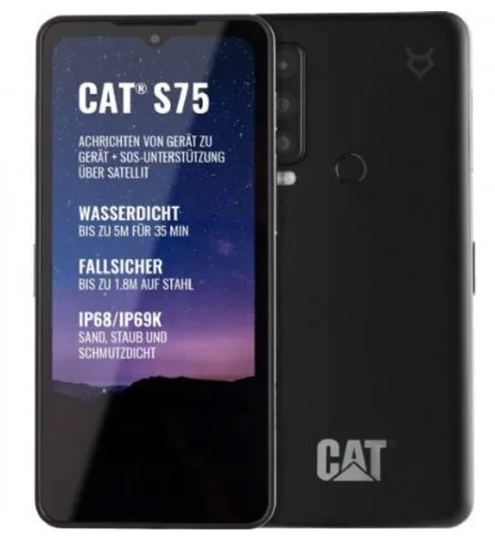 CAT S75 5G, 128GB/6GB, Android 12, 5000 mAh, Bluetooth, Black