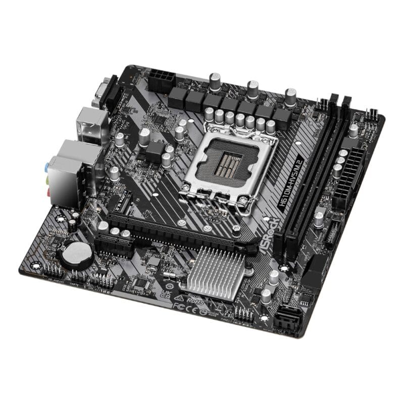 ASRock H610M-HVS/M.2 R2.0 Intel LGA 1700 m-ATX Motherboard - Image 3