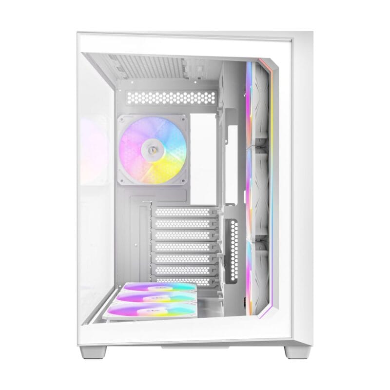 Antec C5 ARGB ATX DUAL Mid Tower Gaming Chassis – White - Image 3