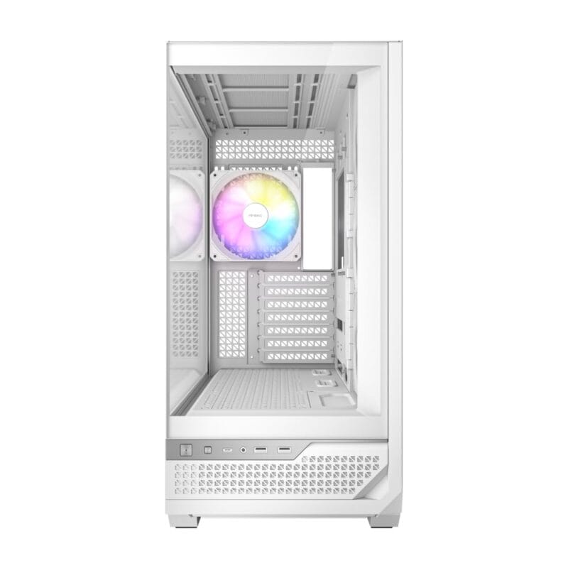 Antec C7 ARGB ATX Mid Tower Gaming Chassis – White - Image 3