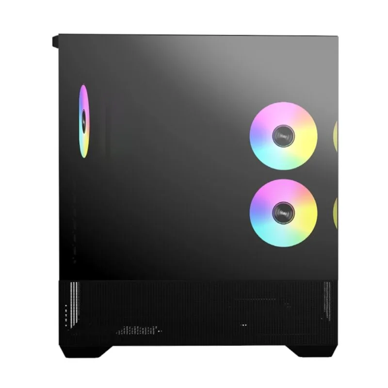 Raidmax I801 AIR CHROME E-ATX |ATX | Micro-ATX | Mini-ITX ARGB Mid-Tower Gaming Chassis - Black - Image 4