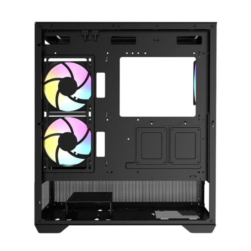 Raidmax I801 AIR CHROME E-ATX |ATX | Micro-ATX | Mini-ITX ARGB Mid-Tower Gaming Chassis - Black - Image 5