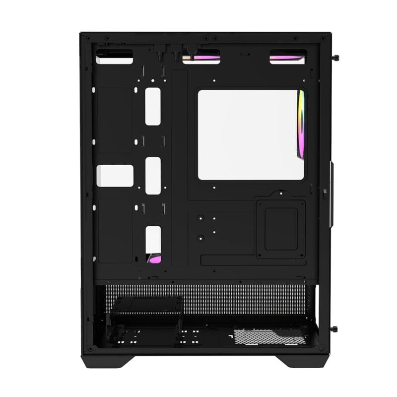 Raidmax I802 AIR E-ATX |ATX | Micro-ATX | Mini-ITX RGB Mid-Tower Gaming Chassis - Black - Image 3