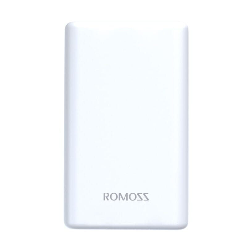 Romoss PAC10 10000mAh 20W Fast Charge Power Bank – White - Image 3