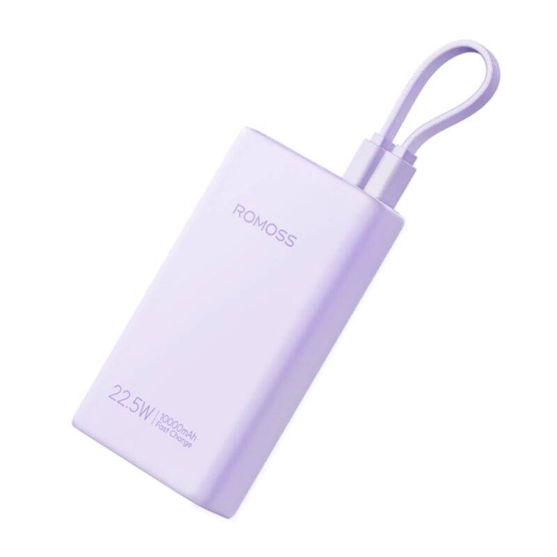 Romoss PHA10 10000mAh 22.5W Fast Charge Power Bank – Purple