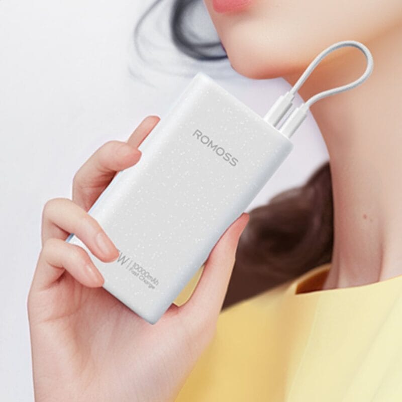 Romoss PHA10 10000mAh 22.5W Fast Charge Power Bank – Grey - Image 4