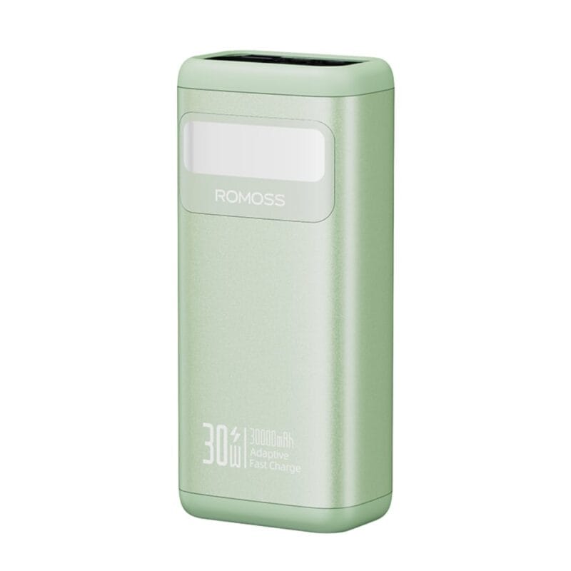 Romoss PMT30 30000mAh 30W Fast Charge Power Bank – Green