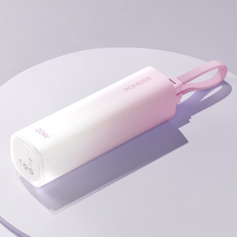 Romoss PSC05 5000mAh 20W Mini Power Bank – Pink - Image 4