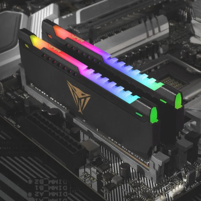 Patriot Vipersteel 32GB KIT (2x16GB) 3600MHz DDR4 Desktop Gaming Memory RGB - Image 5