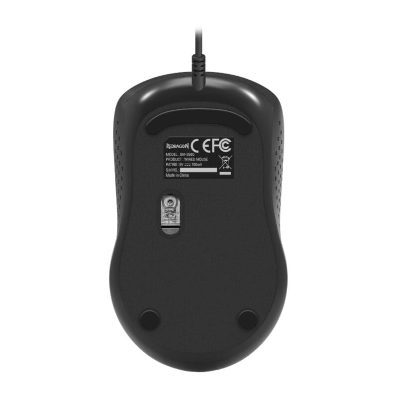 Redragon BM-4049 1200DPI USB Wired Optical Mouse - Black - Image 5