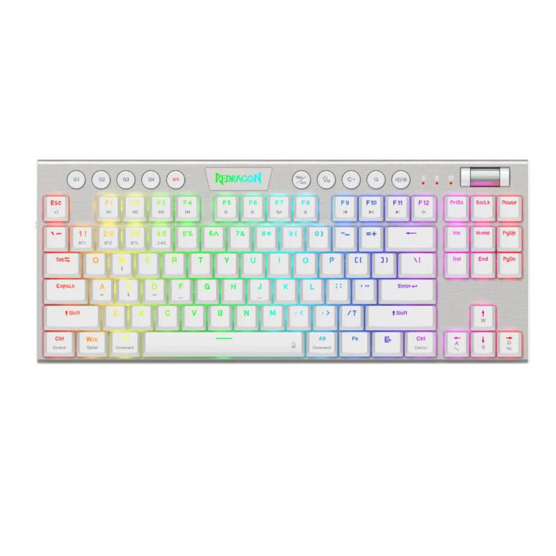 Redragon K621W HORUS PRO RGB TKL RGB Mechanical Gaming Keyboard - White