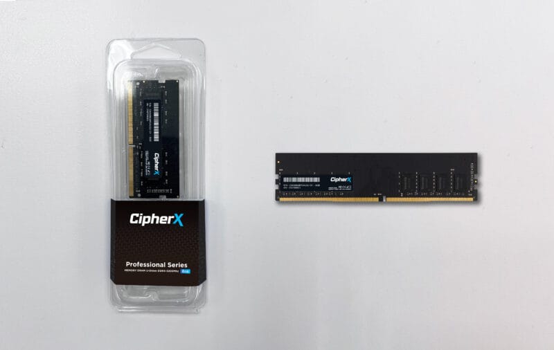 8GB CipherX Professional Series, DDR4 (3200Mhz) UDIMM CL16, Desktop Memory Module