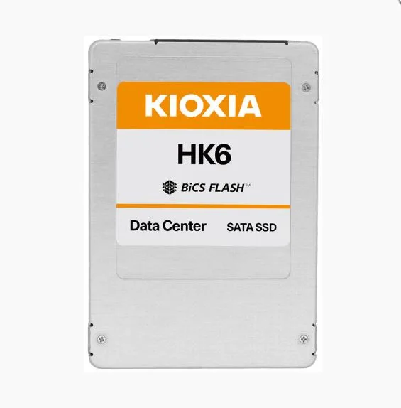 1.92TB DELL / KIOXIA, HK6-V Series, Enterprise Data Centre (3 DWPD), 550MB/s, 84K IOPS, SATA-6Gbs, TLC, 2.5" 7mm SSD
