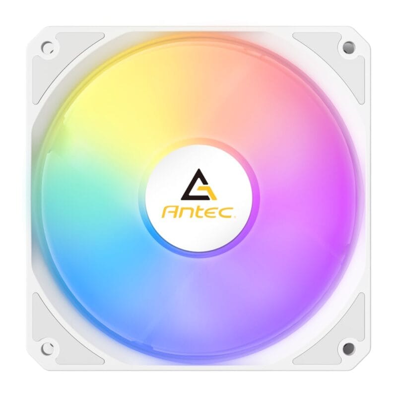 Antec P12 PWM 120mm ARGB Reverse Case Fan - White - Image 2