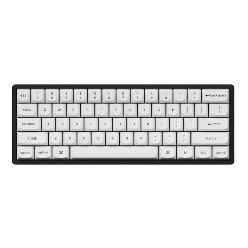 Keychron Double Shot PBT OSA Full Keycap Set - Black/White - Image 5