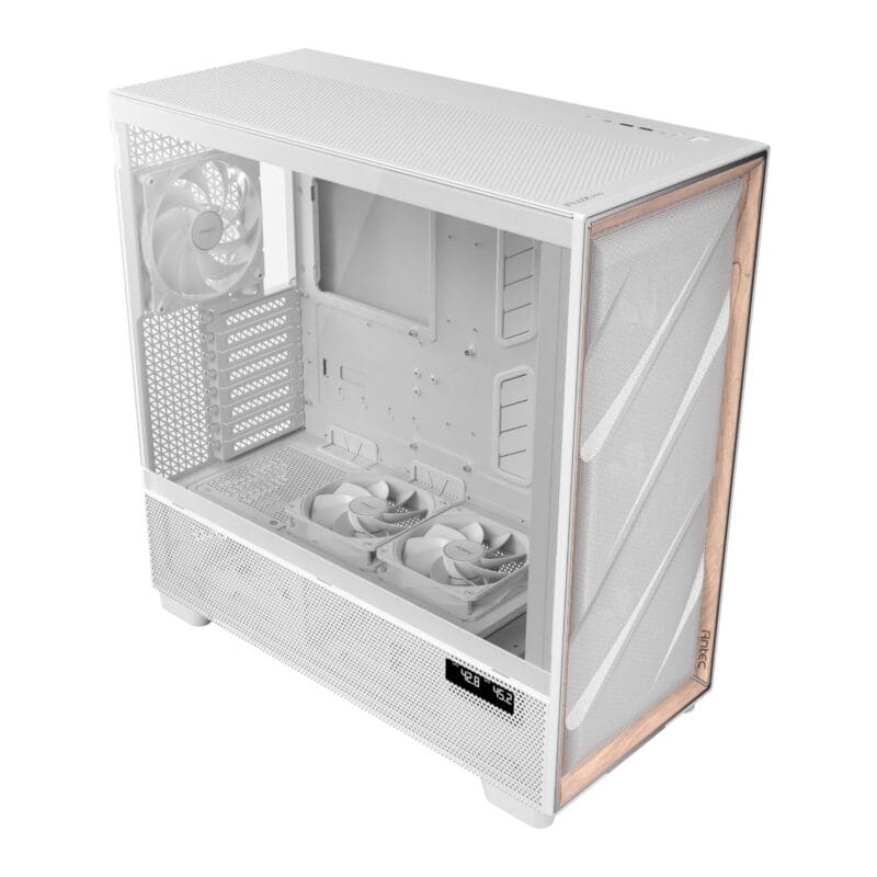 Antec FLUX PRO E-ATX Mid Tower Gaming Chassis – White - Image 5