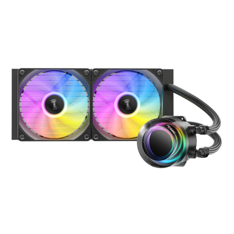 Antec VORTEX LUM 240 ARGB AIO CPU Liquid Cooler – Black - Image 2