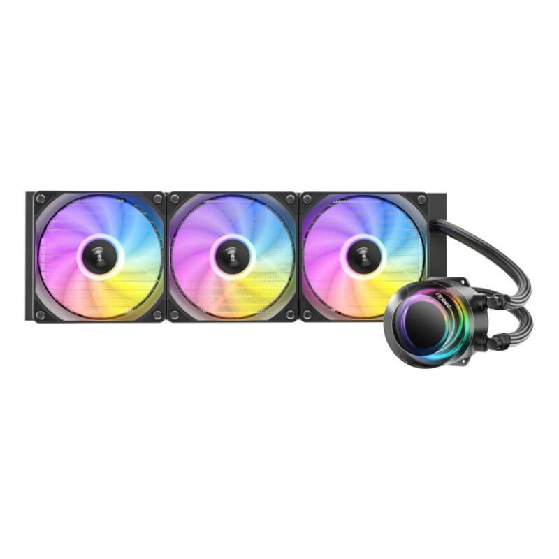 Antec VORTEX LUM 360 ARGB AIO CPU Liquid Cooler - Black - Image 2