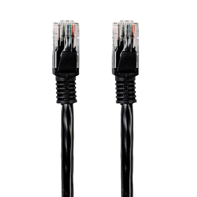 Gizzu Cat6 UTP Fly Lead Ethernet Network Cable 50cm – Black - Image 2