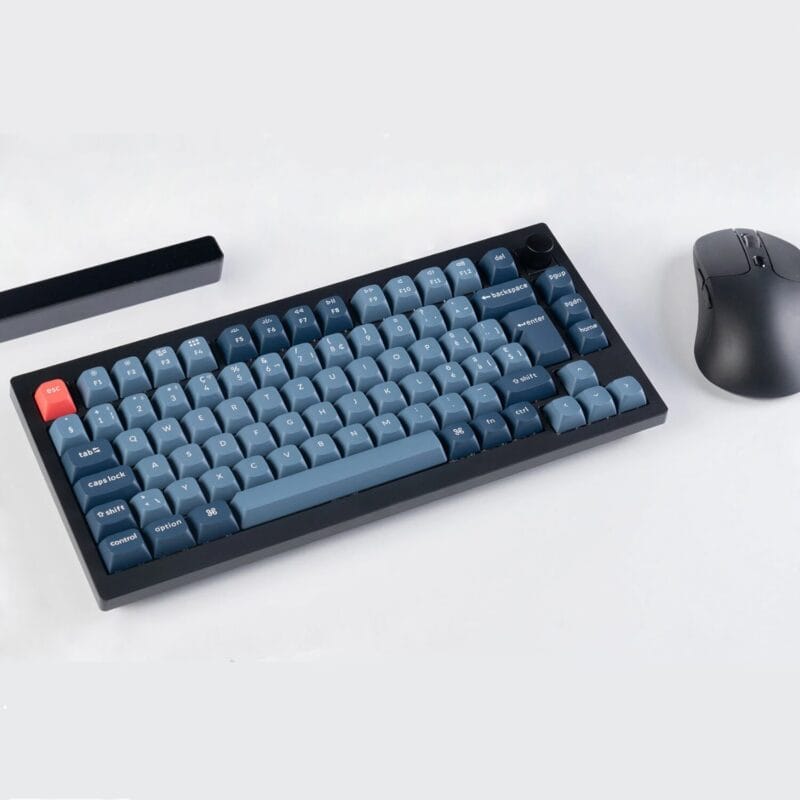 Keychron V1 Max QMK/VIA Wireless Custom Mechanical Keyboard | BROWN Switches – Black - Image 5