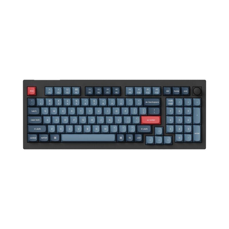 Keychron V5 Max QMK/VIA Wireless Custom Mechanical Keyboard | RED Switch - Black - Image 4