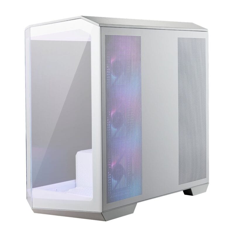 MSI MAG PANO M100R PZ M-ATX ARGB Gaming Chassis - White - Image 3