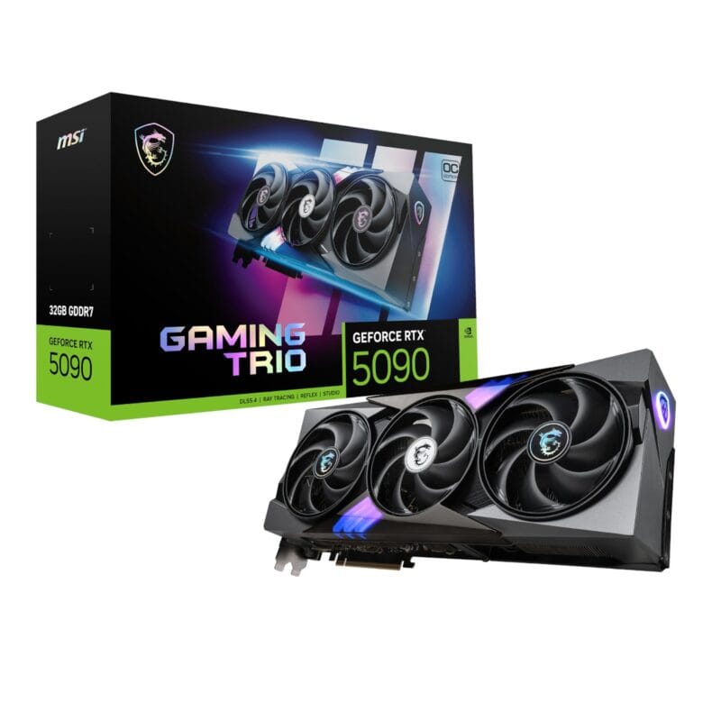 MSI GeForce RTX 5090 GAMING TRIO OC 32G Graphics Card