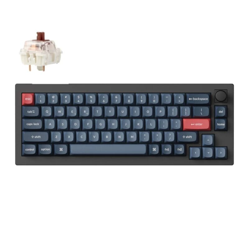 Keychron V2 Max 65% RGB Mechanical Keyboard - Gateron Jupiter Brown