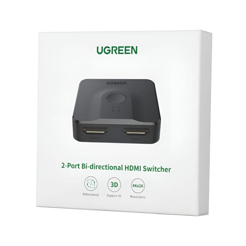 UGREEN CM217-50966 2-in-1 Bi-Directional 4K HDMI Switcher - Black - Image 5